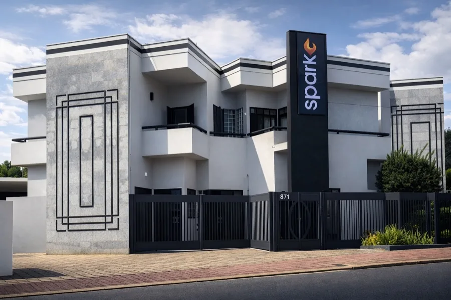 Fachada da sede Spark Assessoria de Marketing